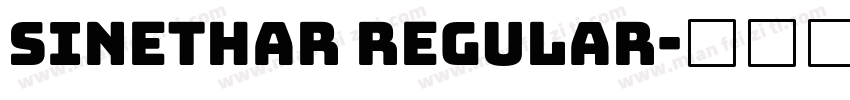 Sinethar Regular字体转换